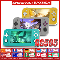 ANBERNIC RG505 New Handheld Game Console Android 12 System Unisoc Tiger T618 4.95-INCH OLED With Hall Joyctick OTA Update