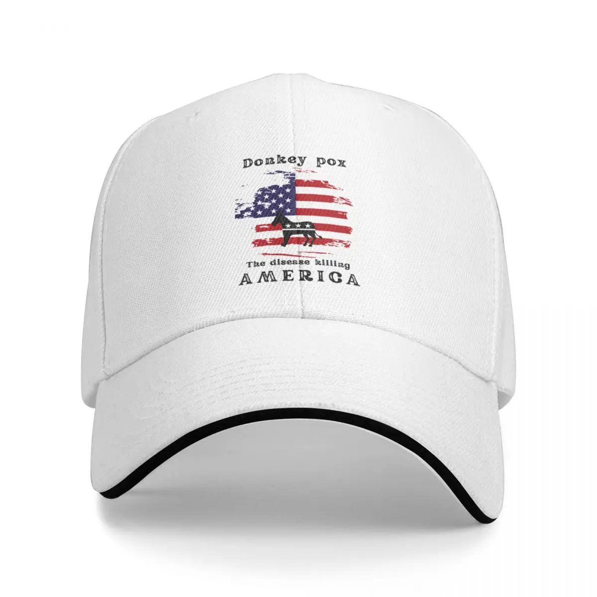 Donkey pox the disease killing America, donkey pox, the disease, killing America Baseball Cap