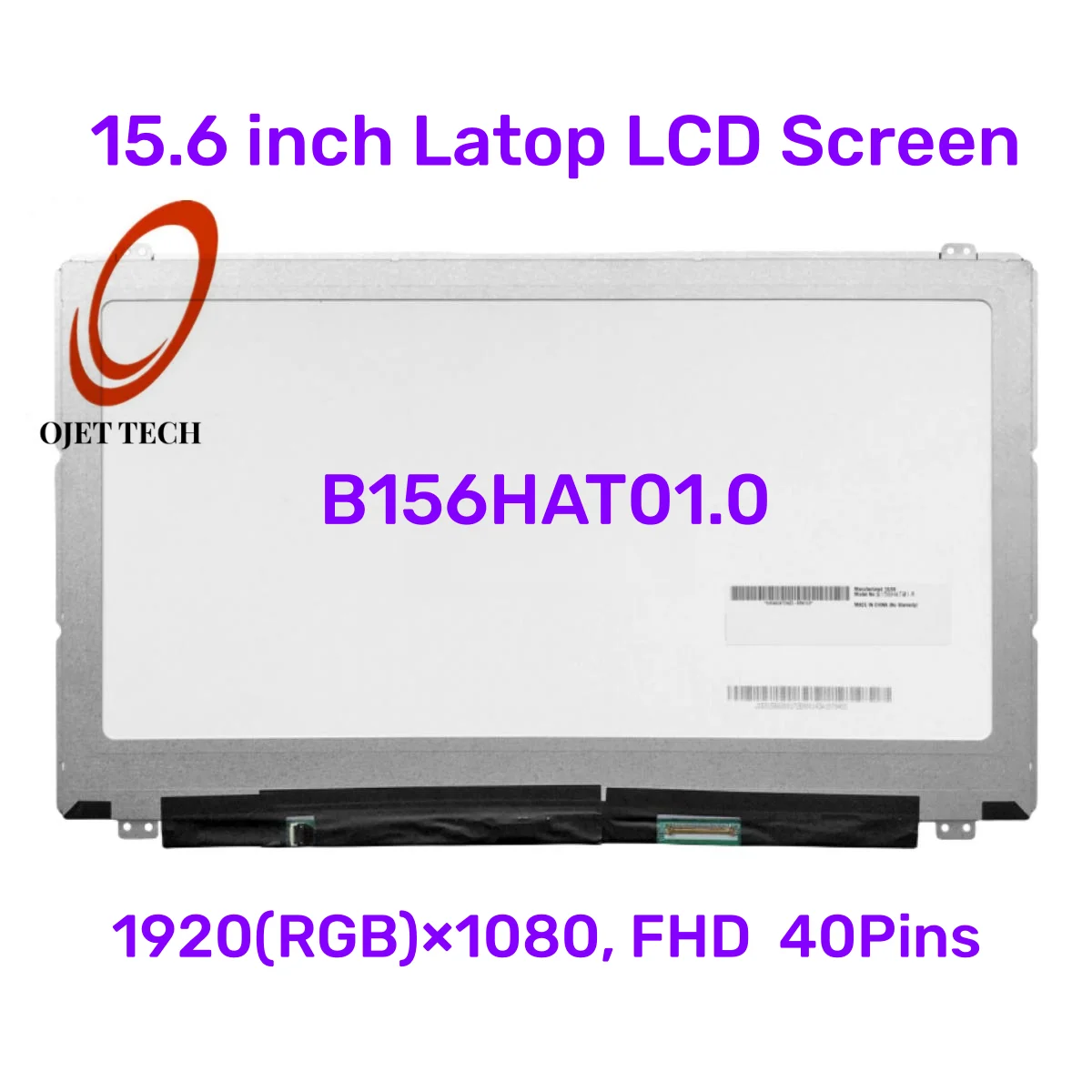 Dell Inspiron 15 7547 7548 touch screen eDP 40pins DP/N:0H1G7K B156HAT01.0 fit LP156WF5-SPA1 NV156FHM-A11 LTN156HL05