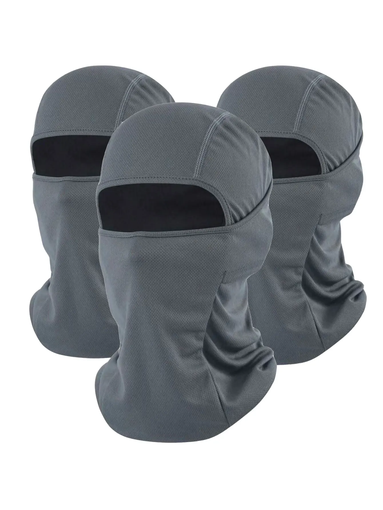 3pcs Balaclava Ski Mask Full Face Cover For Men And Women Breathable Full Face Mask For Skiing Outdoor Sports