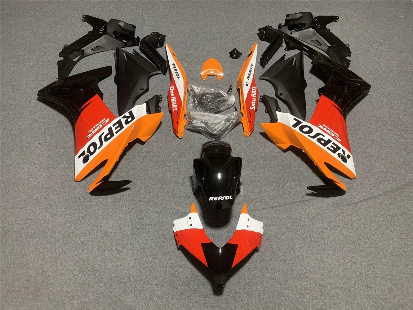 

Комплект обтекателей для мотоцикла, подходит для CBR500R 2013 2014 2015 лет CBR500 13-15, цвет красный/оранжевый