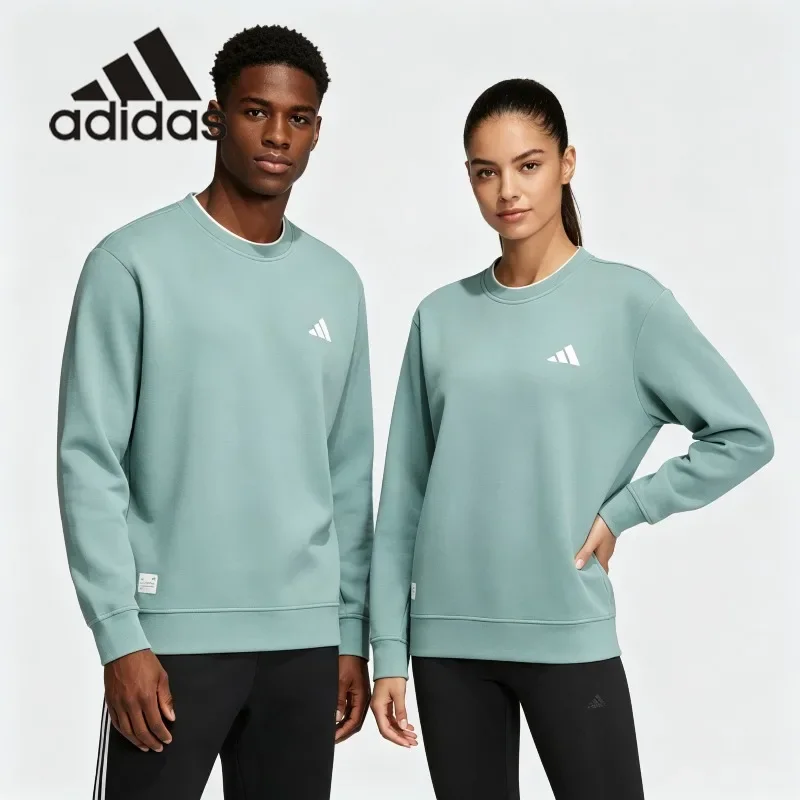

adidas Oversized Sherpa Hoodie Fog Dye Muted Tone Warm Urban Street Fashion PulloverJM3412 1PCS