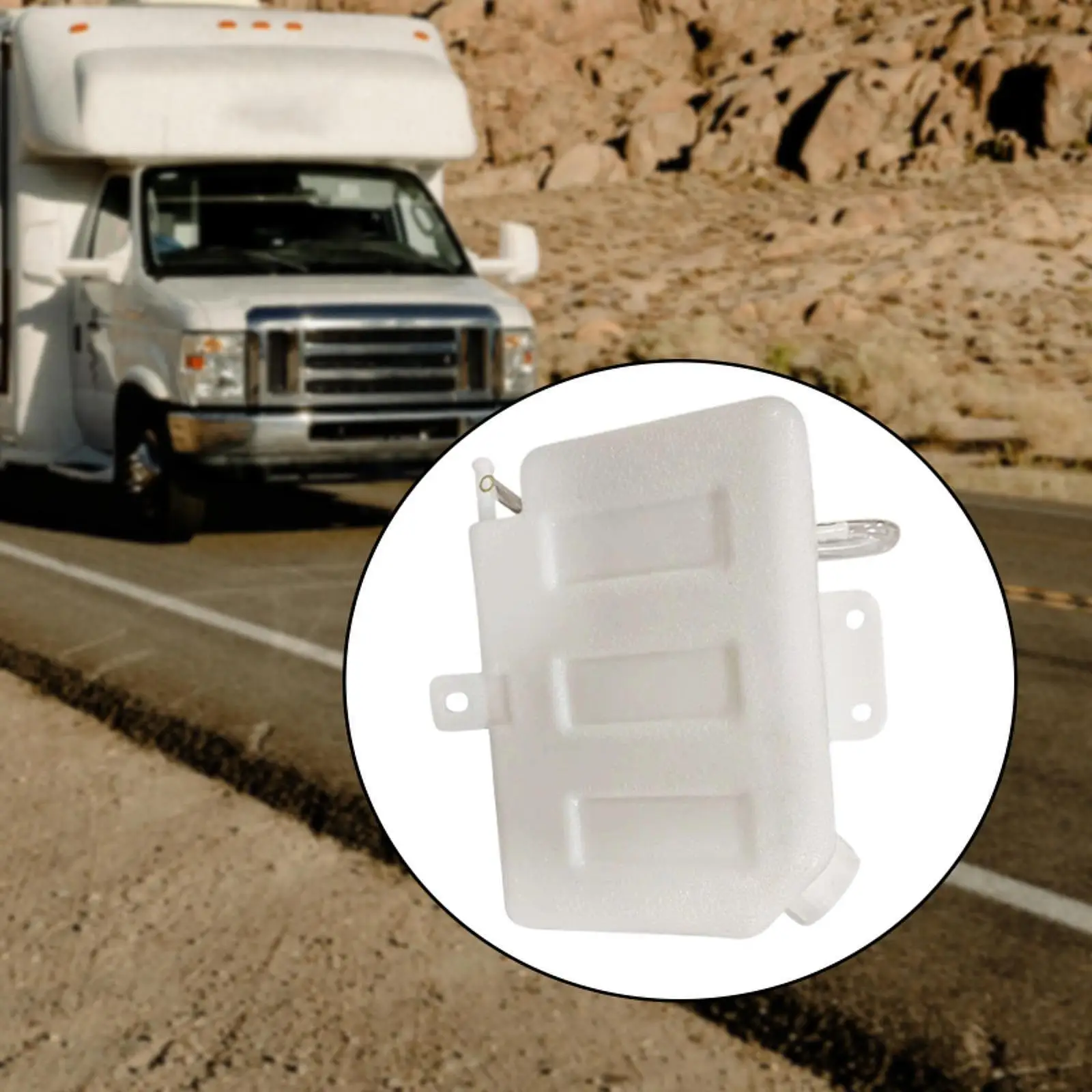 Tanque de expansión de refrigerante, depósito de plástico duradero para coche para Hyundai, fácil instalación, actualización de refrigeración automática