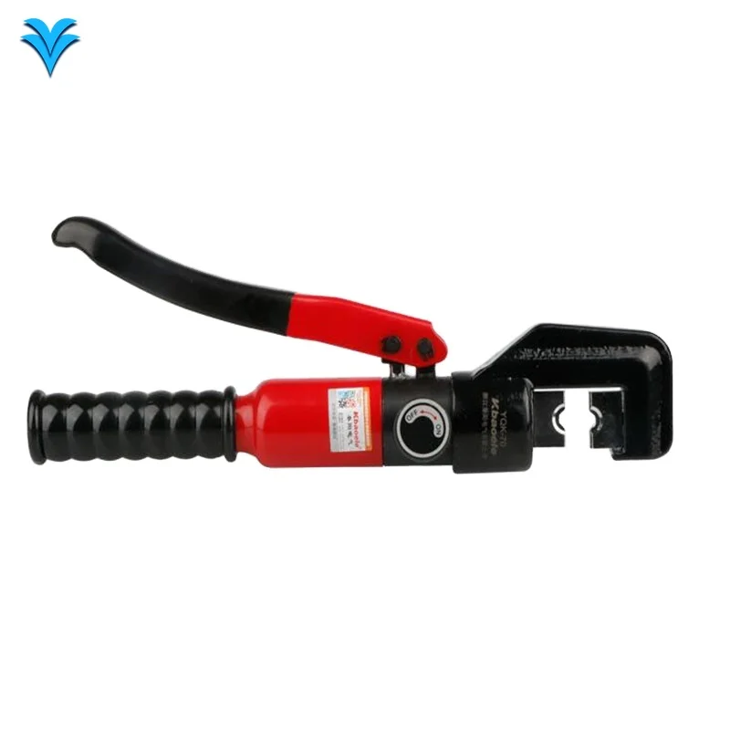 

Electrician Hydraulic Clamp Manual Copper Nose Crimping Tool Terminal Crimping Pliers Multi-function YQK-70 C Type