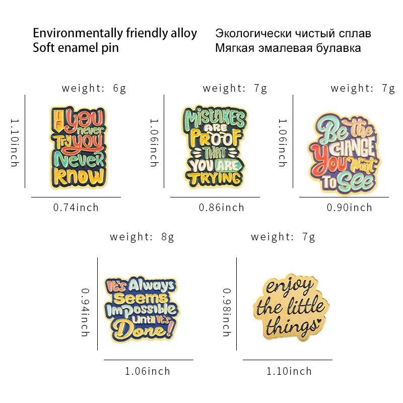 Винтажные булавки с гальваническим покрытием под заказ, нагрудные булавки с буквами, флип-воротник, украшение-эмблема праздничные подарки
