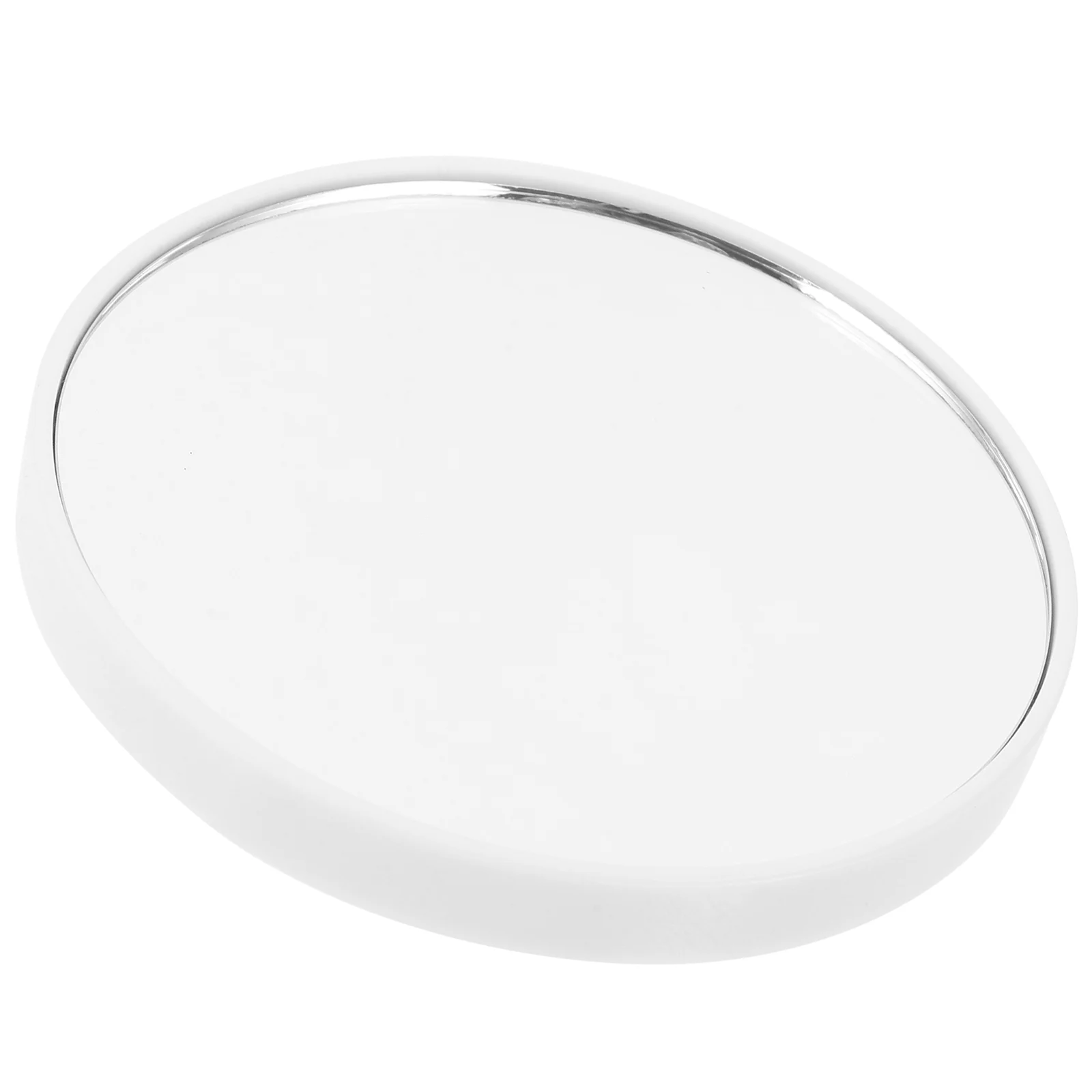 

Suction Cup Vanity Bathroom Glass Makeup with Small for Travel Round Compact