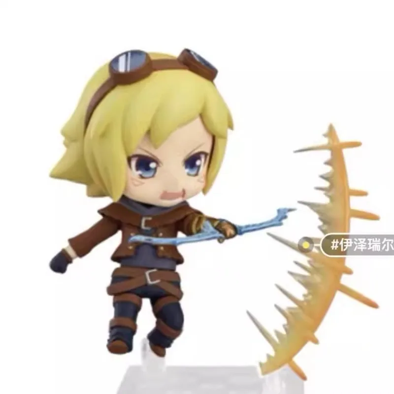 Originale LOL League of Legends Izriel EZ Scultura fatta a mano Anime Action Doll Series Accessori Modelli Giocattoli Regali