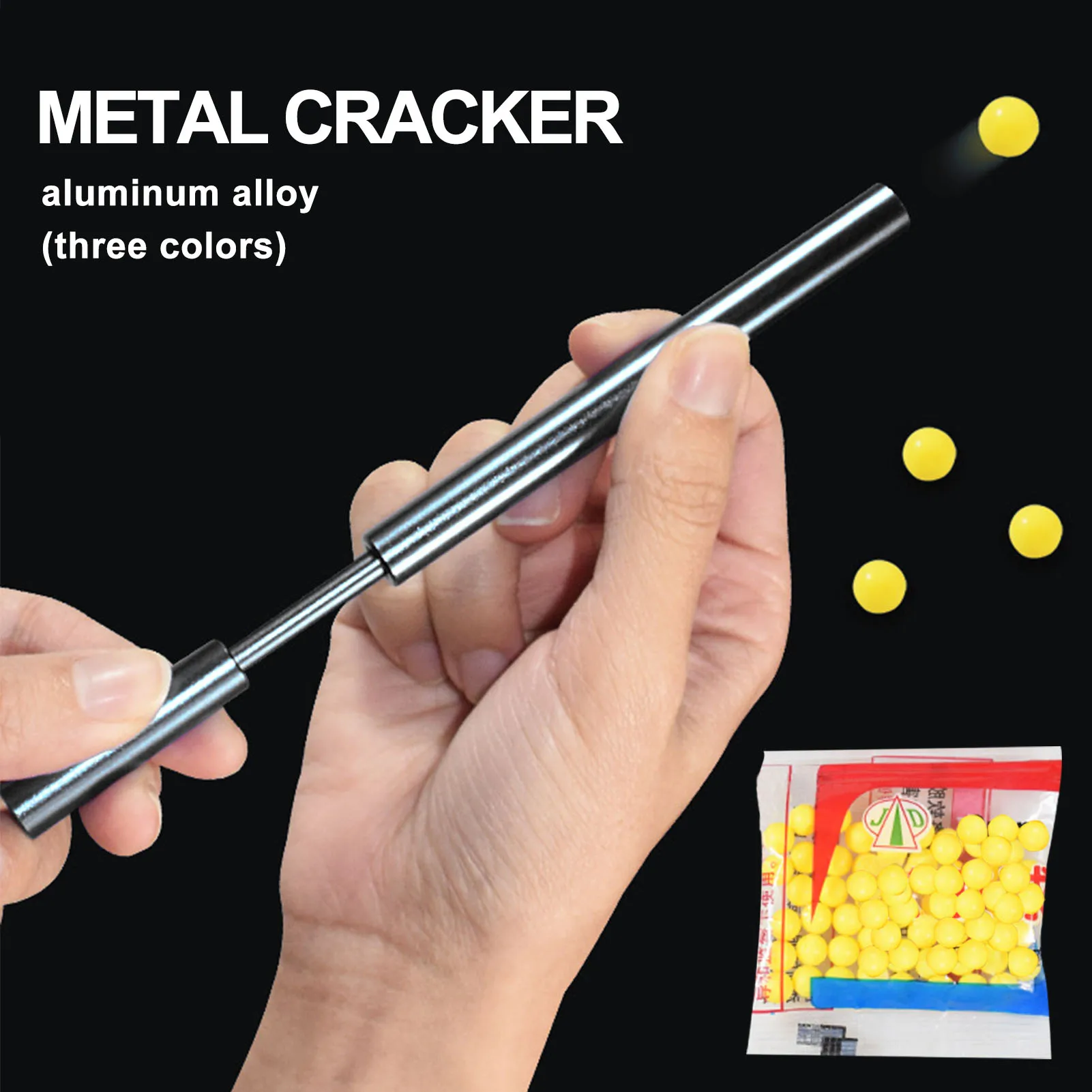 قاذفة الكرة والدبابيس كرة صغيرة مطلق النار في الهواء الطلق ألعاب أطفال سبائك الألومنيوم تقليد الخيزران الحرف ألعاب مثيرة للاهتمام #1