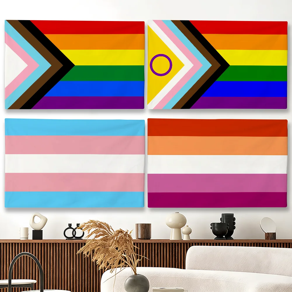 Bandiera LGBT Gay Rainbow Pride, adatta per feste, club, decorazioni murali interne ed esterne, regalo per i fan