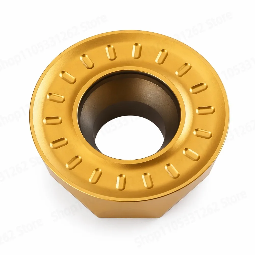RPMT1204-DL Carbide Round Milling Insert R6 BP8018 for Mild Steel P20 45 Steel Q234 Spring Steel