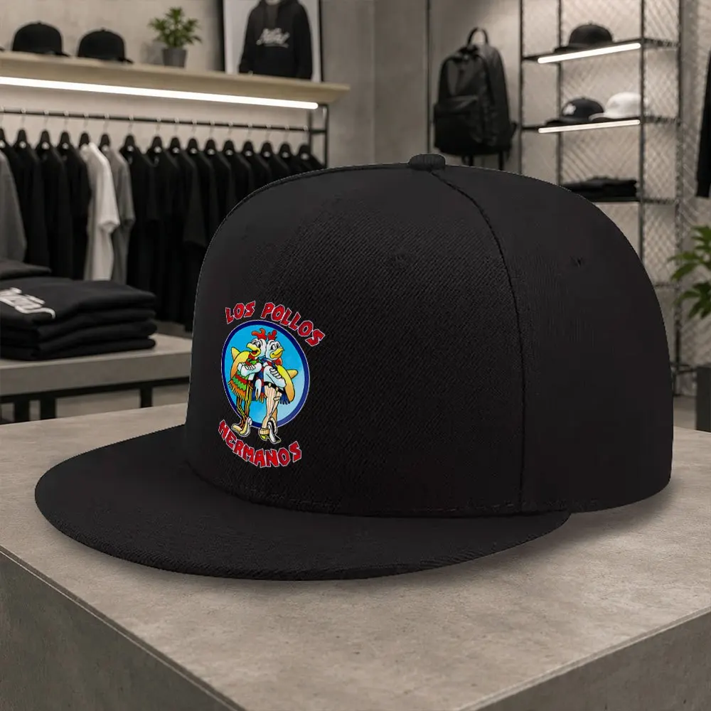 Nueva Gorra de Béisbol Unisex Versátil con Visera Plana de la Marca Fried Chicken Uncle Restaurant, Gorra de Hip-Hop con Visera de Pico de Pato, Adecuada para Viajes Cortos