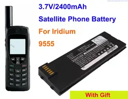 Cameron Sino 3.7V 2400mAh Satellite Phone Battery BAT20801, BAT2081 for Iridium 9555 +GIFTS