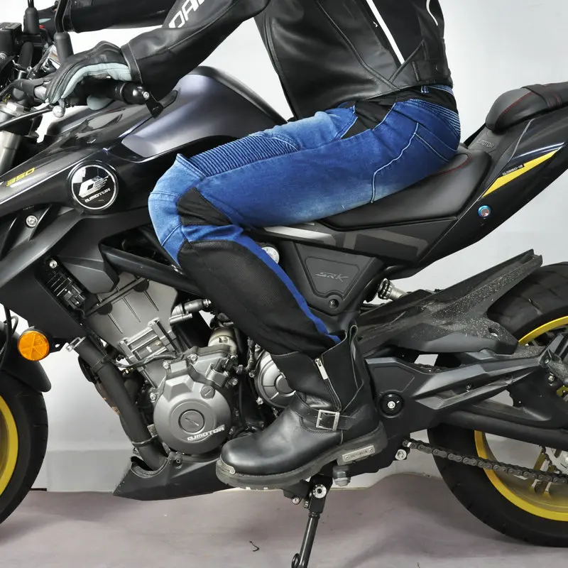 Motorcycle Jeans Pantalones Motocicleta Hombre Featherbed Jeans Standard Version Car Ride Trousers Pant Summer Riding