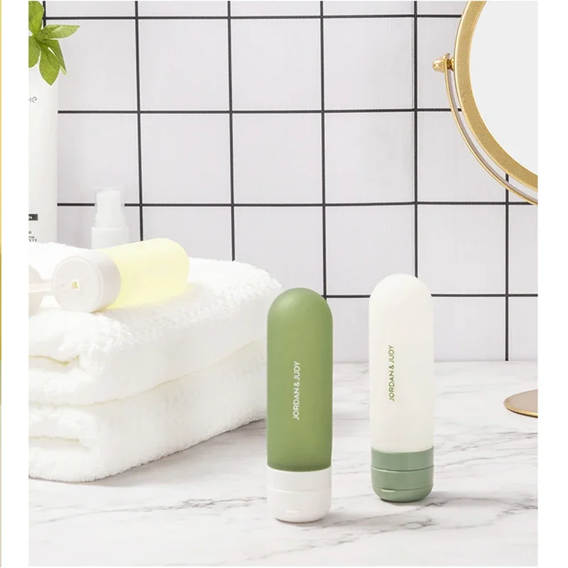 Xiaomi Refillable Bottle 50ml Soft Silicone Container Squeeze Tube Bottle Portable Travel Shampoo Bottle Youpin Jordan&Judy