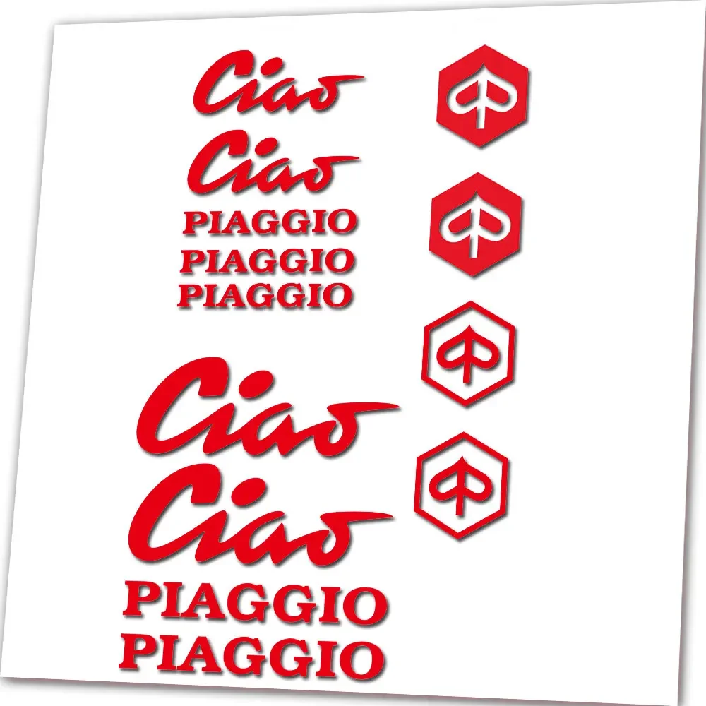 ملصق ضبط سكوتر الدراجة النارية المتوافق مع PIAGGIO Ciao Kit