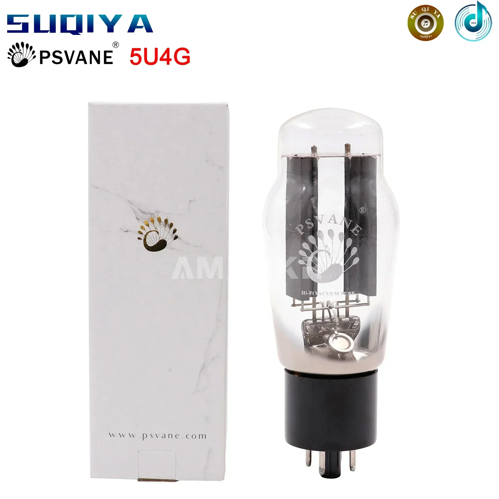 SUQIYA-PSVANE Hifi 5U4G Vacuum Rectifier Tube Replace 5Z3 274B GZ34 For Vintage Hifi Audio Tube Amplifier DIY Factory Test