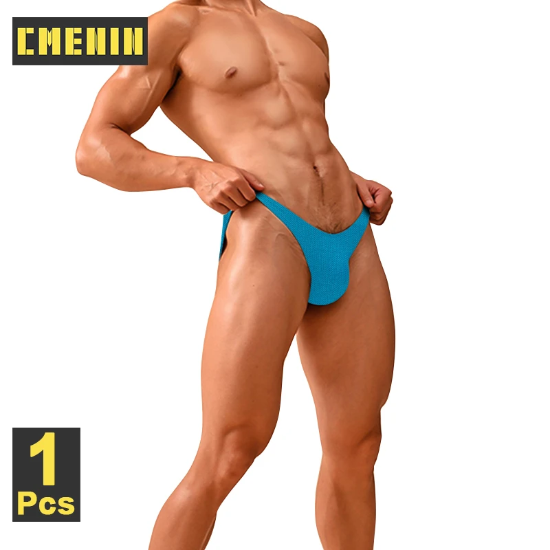 CMENIN Brand Sexy Gay Men Underwear Briefs Cotton Solid Men Underpants Lingerie Soft Bikini Slip Men Jockstrap Brief Man AD305