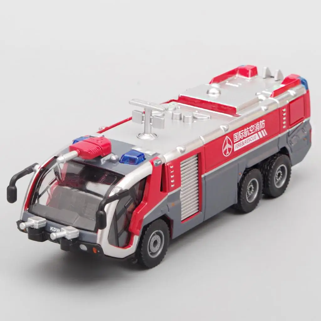 合金製の消防車モデル。1-50スケールのトラック型おもちゃ。子供たちが遊んだり、飾ったりするのに最適。