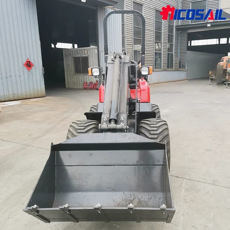 منتجات جديدة بالجملة لودر تلسكوبي صغير الحجم مع جرافة جرار أمامية بعجلات مع مكونات أساسية لمضخة المحرك