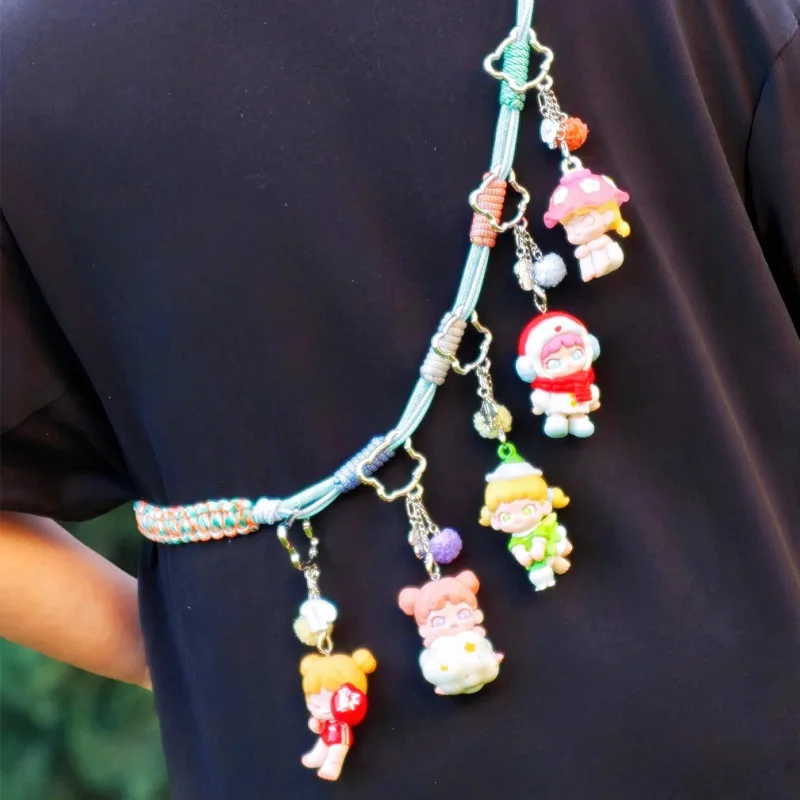 بيبي دورا على طريقي سلسلة زمنية صغيرة صندوق أعمى عصري لطيف صندوق مفاجآت الفتيات تزيين هدايا عيد الميلاد قلادة غامضة المفاتيح اللعب #4