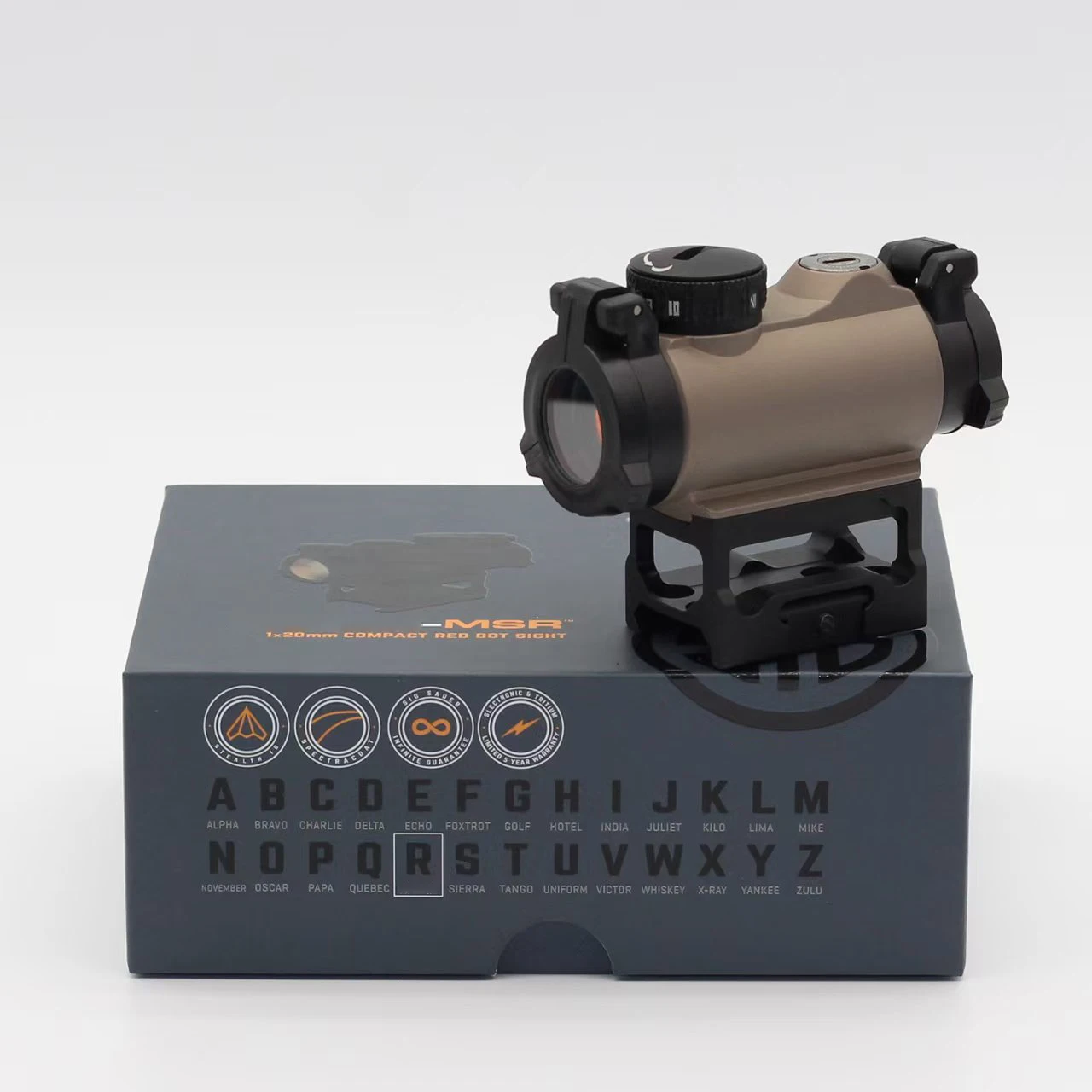 

2MOA MSR Compact Red Dot Sight Reflex Sight with 1.41" Absolute Co-Witness Mount Shockproof Waterproof for Hunting Scope