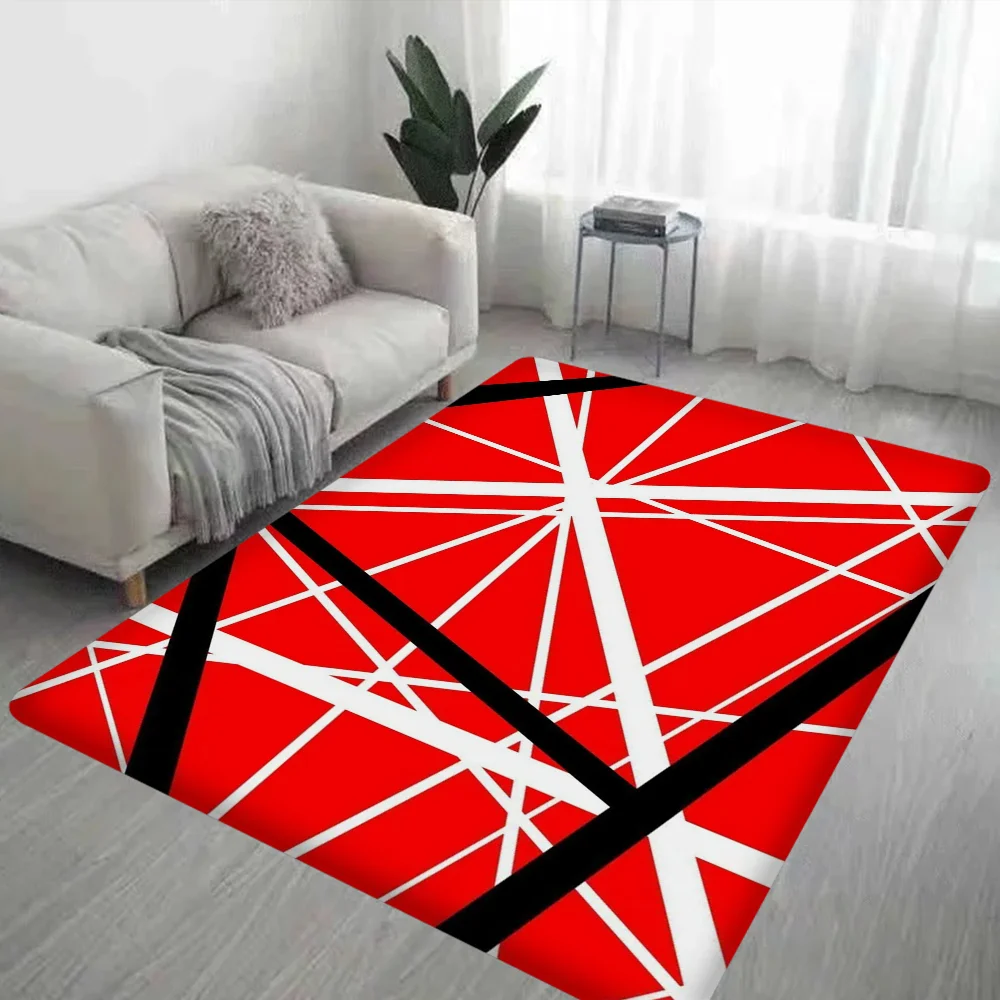 15 Sizes V-Van-Halen Band Door Mat Kids Room Bedroom Decoration Balcony Anti-Slip Doormat Living Room Doormat Area Rug