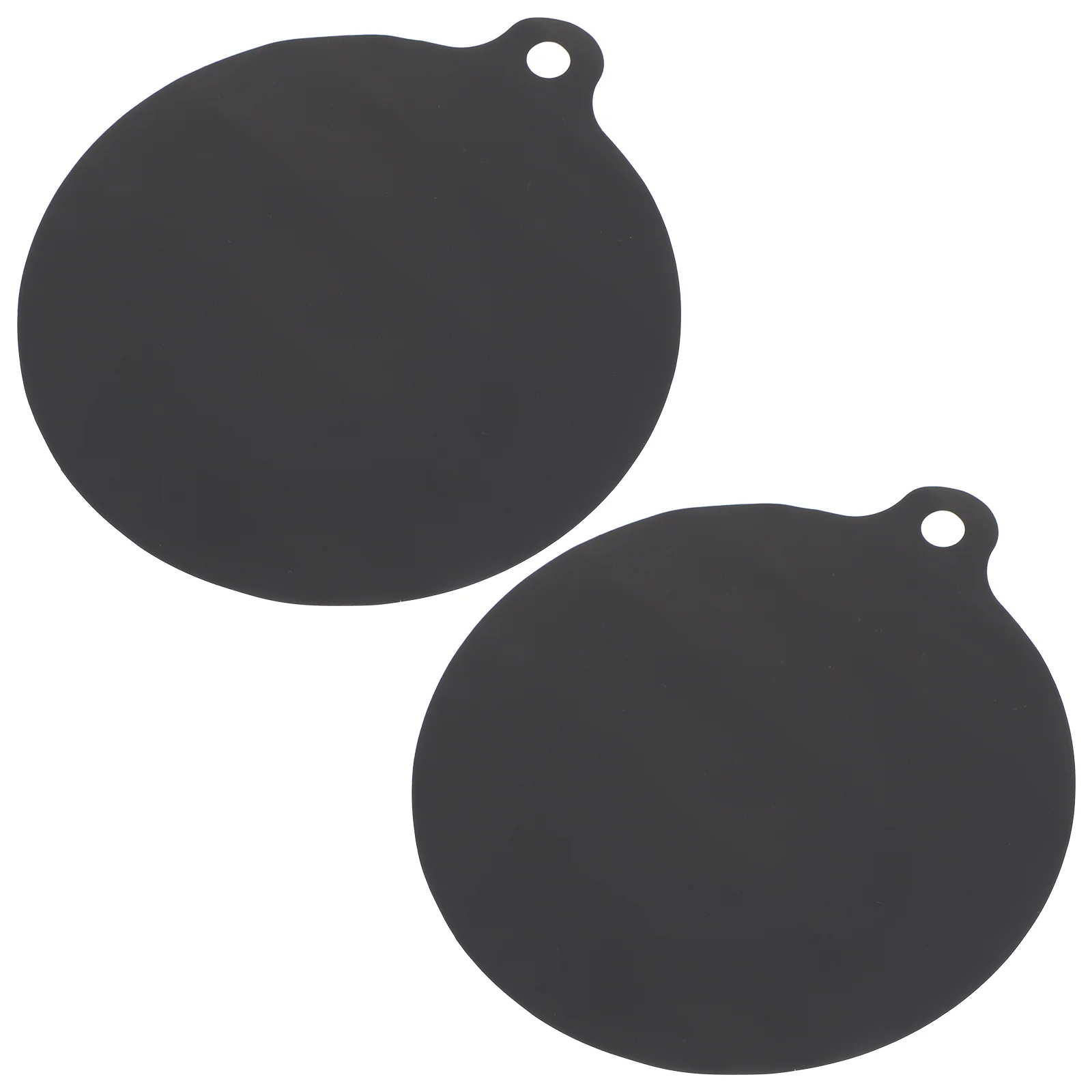 

2 Pcs Induction Cooker Silicone Mat Microwave Wear-resistant Pad Stove Top Cover Pot Hot Holder