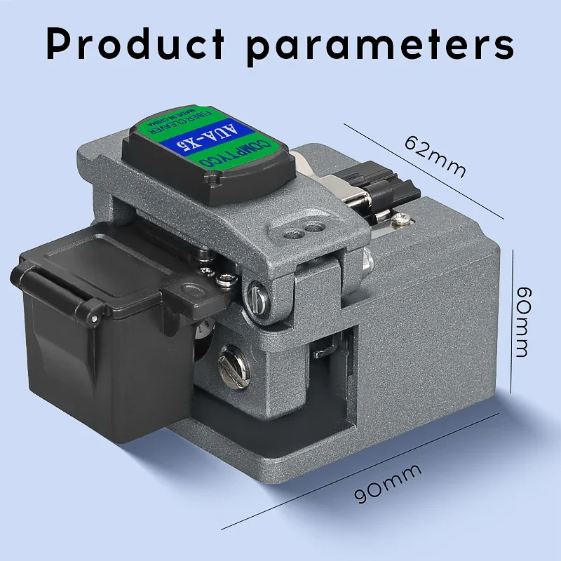 COMPTYCO AUA-X5 Mannaia per fibra Coltello da taglio per cavi Coltello per fibra ottica FTTT Utensili Taglierina Mannaie ad alta precisione 16 Lama di superficie