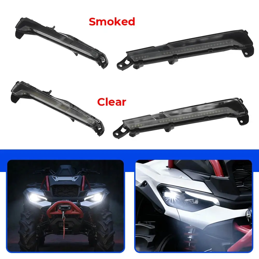 For Can-Am Outlander 1000R/ Max 1000R 2025-2026 UTV Accessories Front LED DRL Daytime Running Light Auxiliary Lamps, 1 Pair