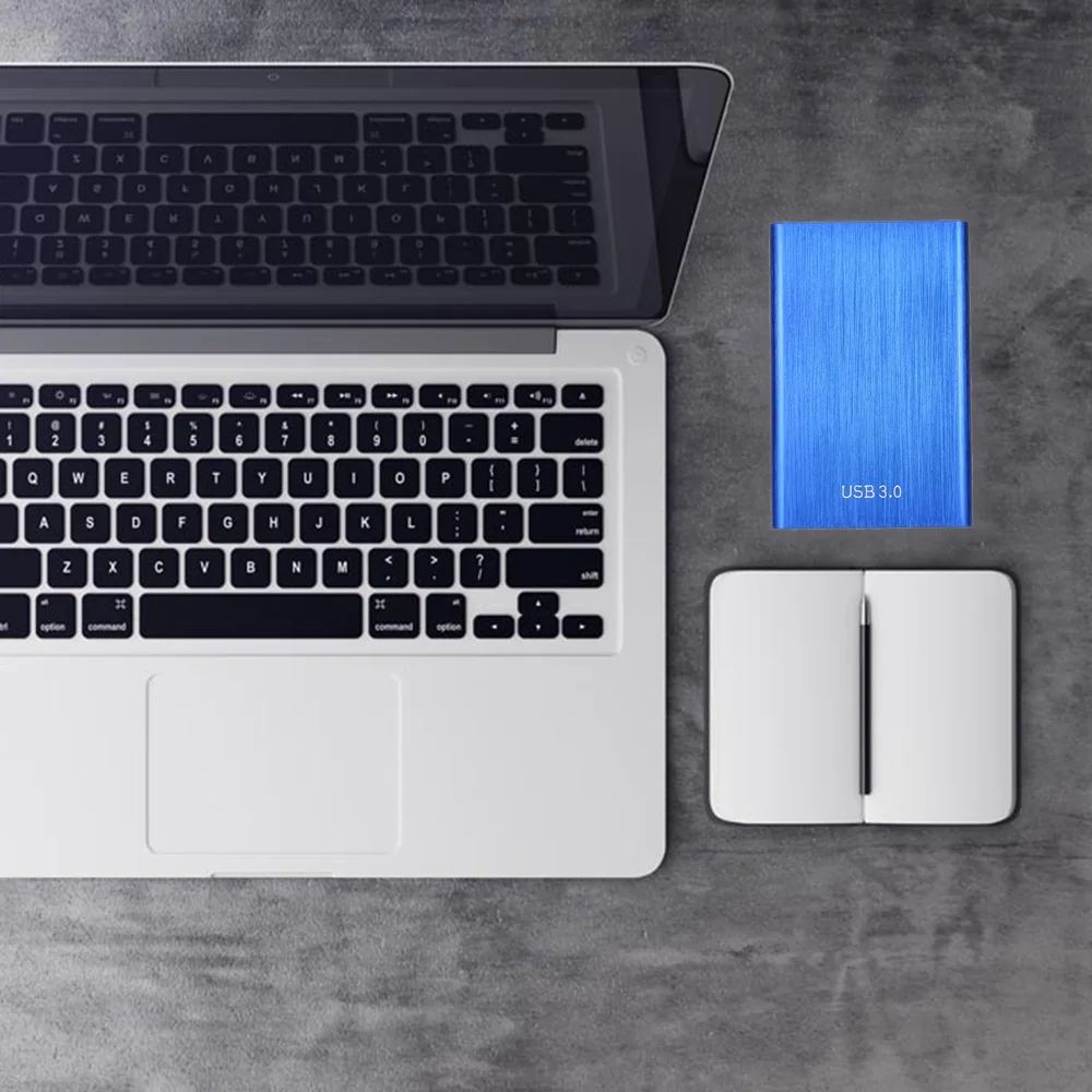 Casing Hard Drive USB3.0 Aluminium Alloy 2.5'' SATA HDD SSD Enclosure Portabel Transmisi Kecepatan Tinggi Casing Hard Disk Mobile