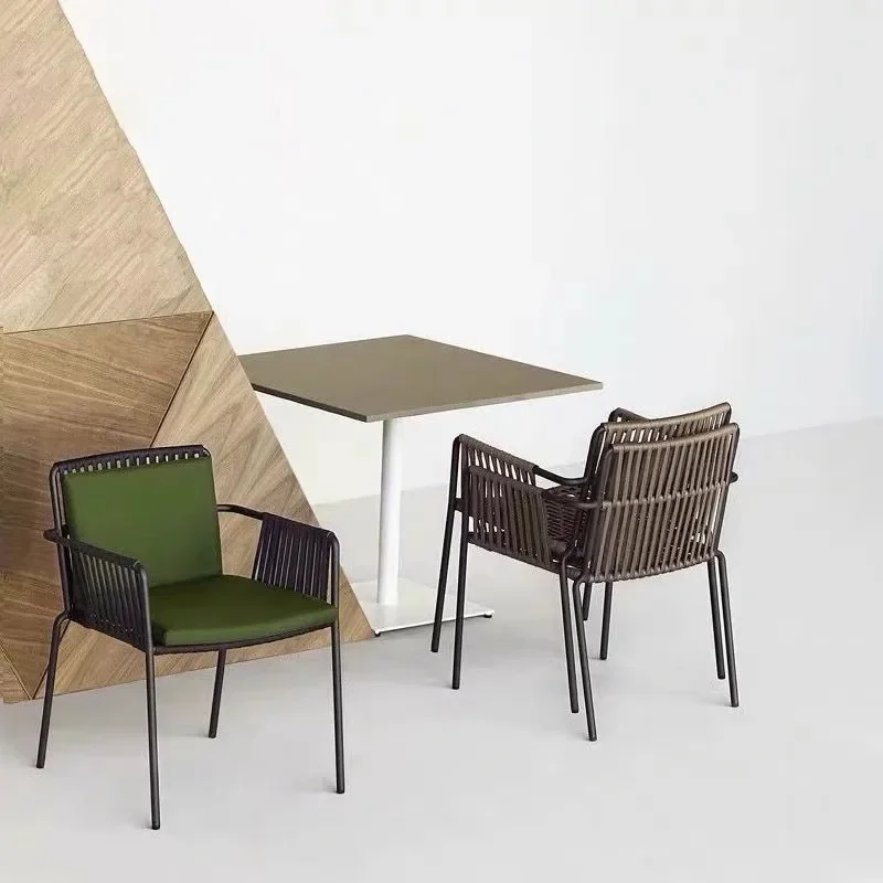 Leisure Balcony Garden Chairs Outdoor Dining Table Combination Outdoor Garden Chairs Terrace Aluminum Furniture Tuinstoelen MHSF