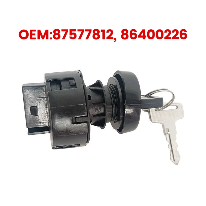 86405634 Ignition Switch(4Pin) Fit For Holland Tractors TC35 TC35D TC40 TC40D TC45 TC45D 87577812, 86400226