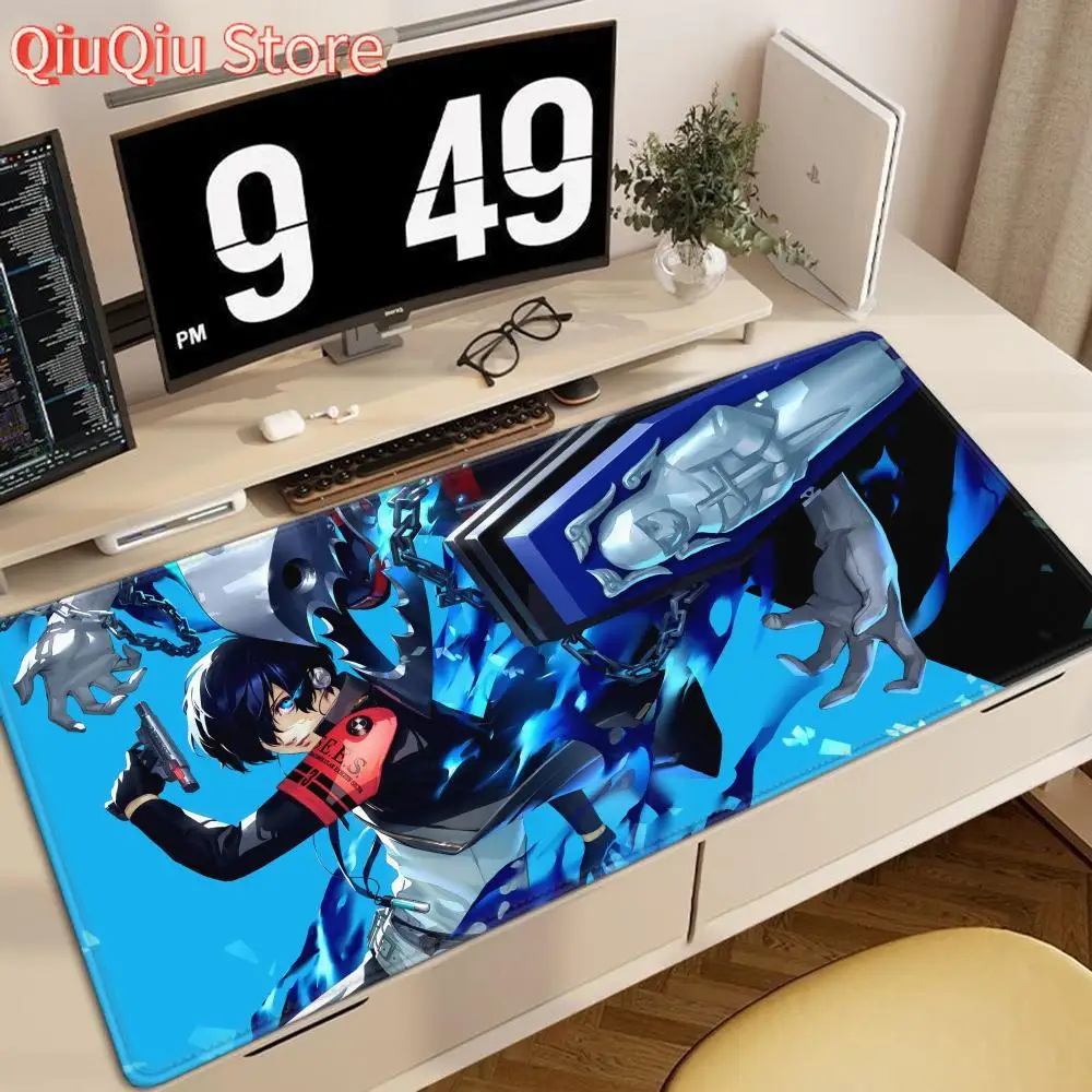 

XXL Mouse Pad Anime Persona 3 Reload Mousepad Gaming Gamer Accessories MouseMat Office Soft Table Mat HD Printing Kawaii Deskpad