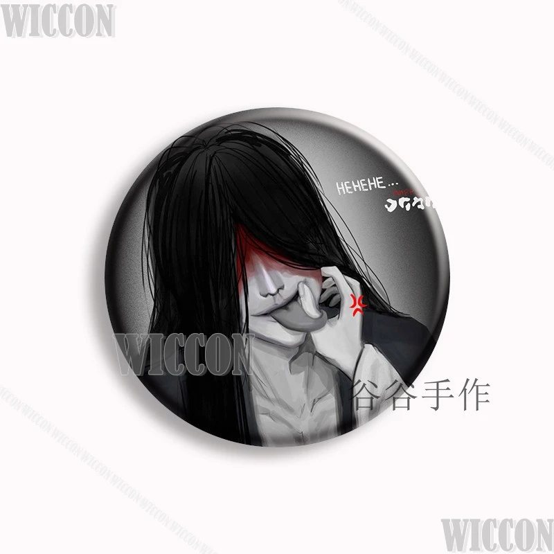 Homicipher Button Pins Mr. Crawling Cosplay Badge Round Brooch Bag Decor Gifts Goods Peripherals 58mm Comic Con Navidad Festival