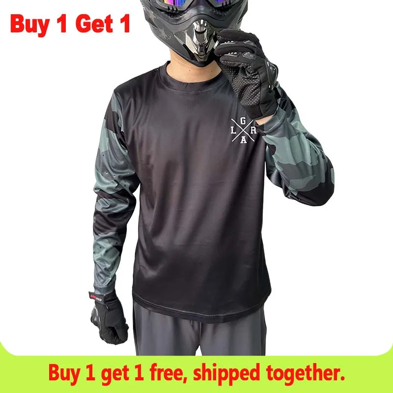 Loose Riders MTB Jersey DH Motocross Downhill BMX Mountain Bike Shirt Buy One Get One Free Mix And Match Cycling Apparel