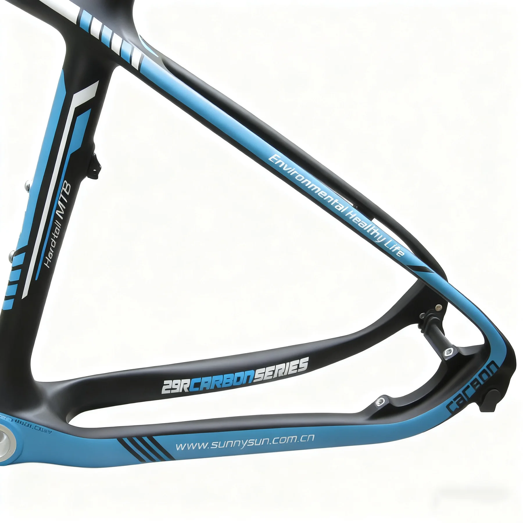 

29er Carbon Mountain Bike Frame MTB Bicycle Cycle Frameset Blue Black