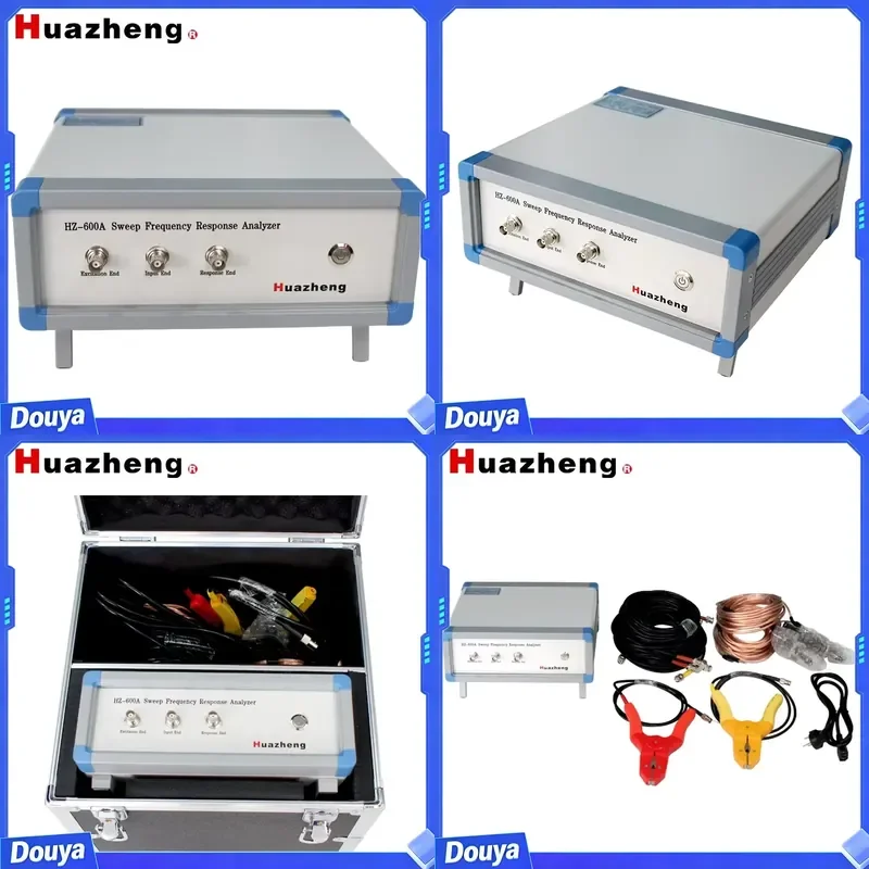 Dispositivo Huazheng para Medir la Distorsión de Bobinado de Transformadores, Función de Transferencia en el Dominio de Frecuencia Digital, Estándar Iec 60076-18, Sfra