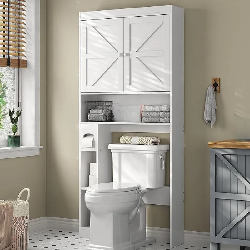 

Assembly Furniture Storage Cabinet Toilet Rack Multifunctional Laundry