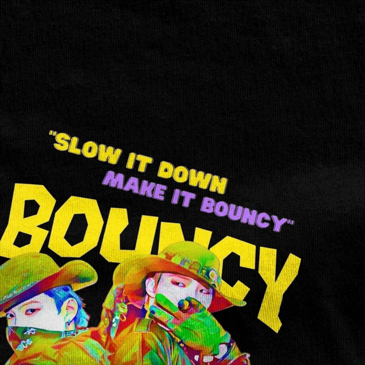 Group ATEEZ BOUNCY Funk Kpop Accessories T-Shirts Men Women Fun 100% Cotton New Arrival Tee Shirts