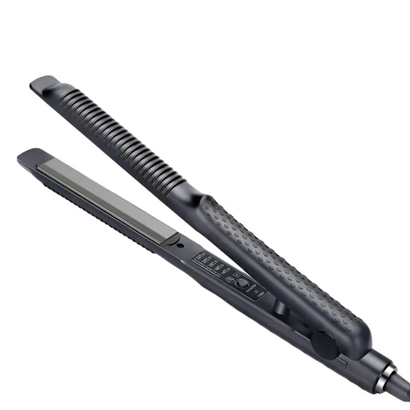 BAAO-Hair Styling Appliances Hair Straightener Electric Tongs Straight Roll Dual Purpose Five-Speed Temperature Adjustment EU Pl