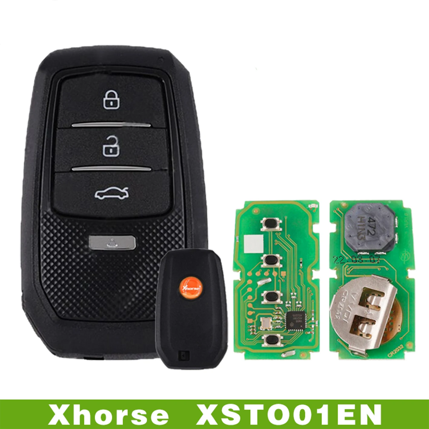 Брелок XSTO01EN Xhorse VVDI XM38, умный ключ для Toyota 4D 8A 4A, поддержка 312/314/315/434 МГц, универсальный ключ, генерируемый vvdi Key Tool