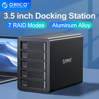 ORICO 4/5 Bay Enterprise 3.5 Inch HDD Docking Station External Hard Drive USB3.0 To SATA with RAID HDD Enclosure for PC Case