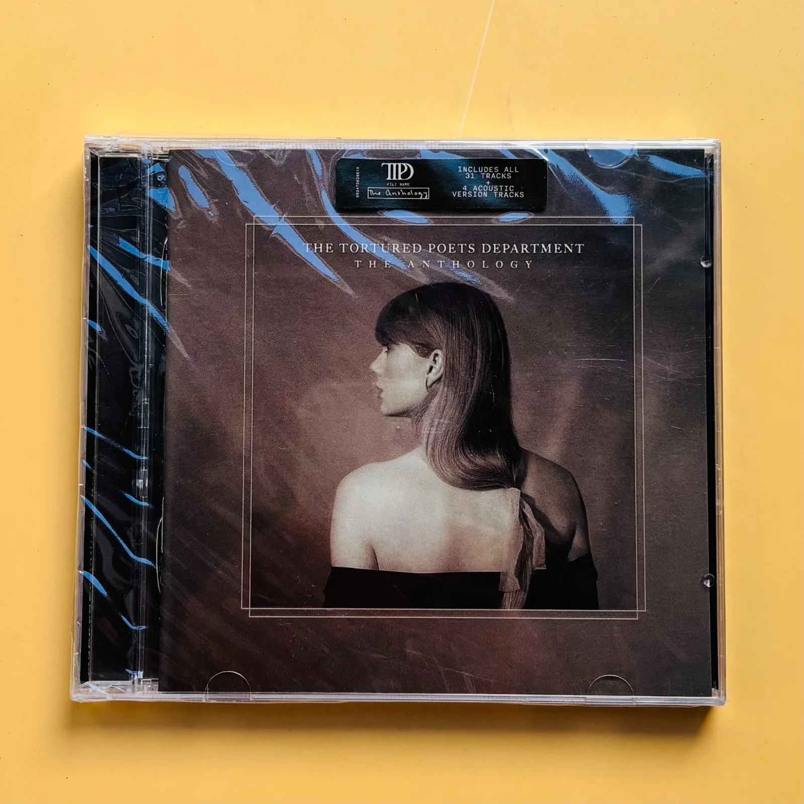 Taylor TTPD, The Tortured Poets Department, La Antología Musical, 2CD, 31 Pistas, Réplica Acústica para Coche y Hogar