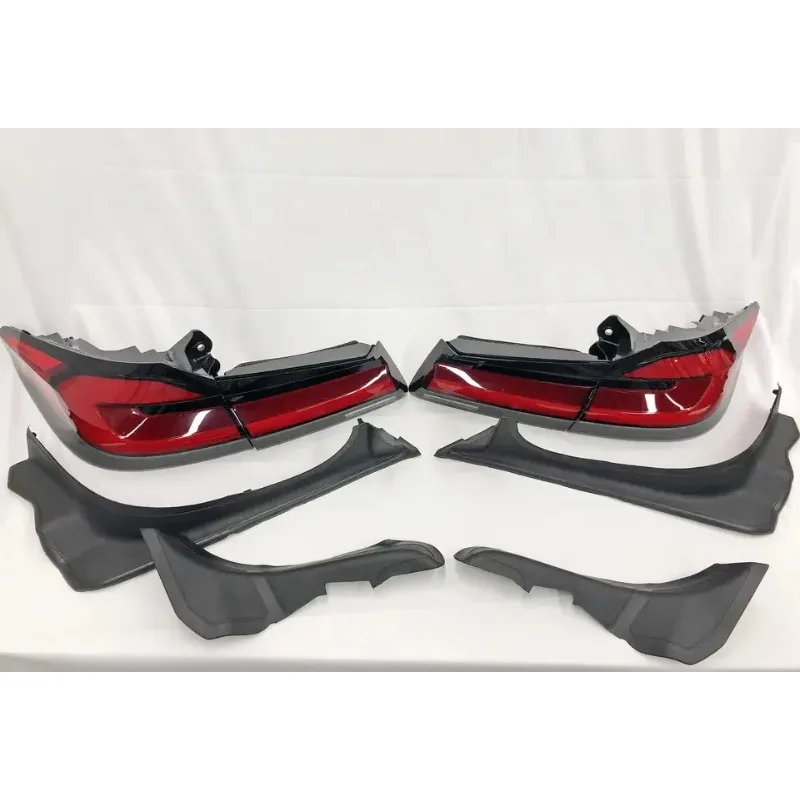 G30 الضوء الخلفي Assy 18-20 لسيارات BMW 5 Series G30 G38 أضواء خلفية تم تحديثها مع 21 مصابيح خلفية LED ستيريو ثلاثية الأبعاد