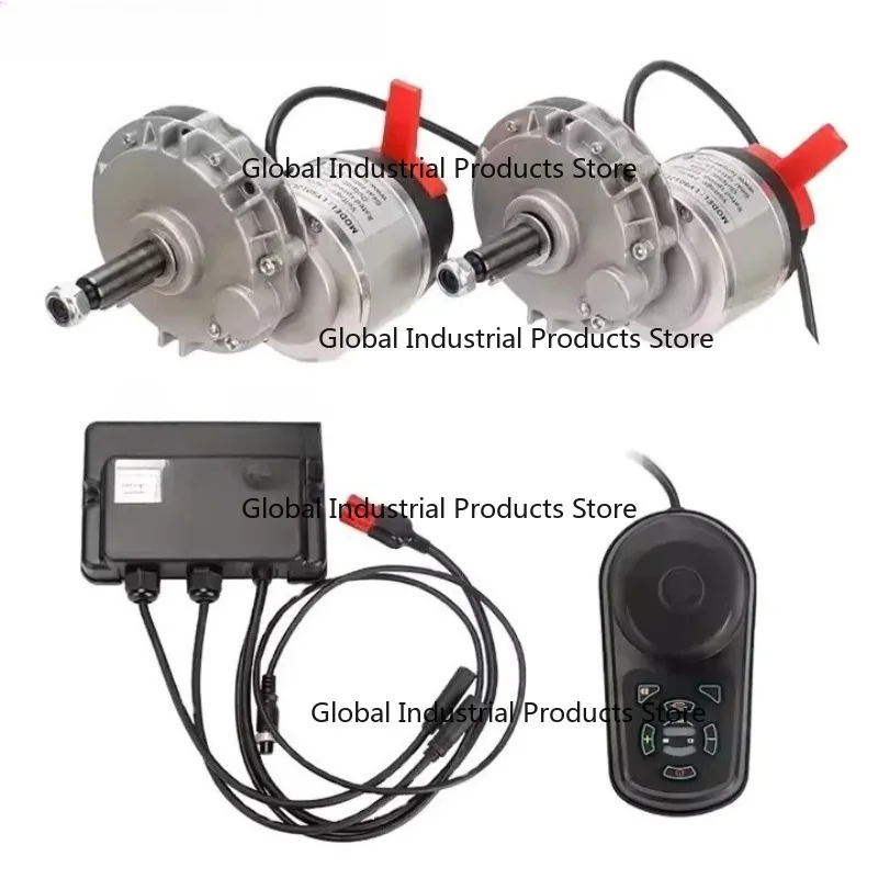 24V 200W Electric Motor with Brake for RC Car Boat 100rpm 120rpm Includes Controller And Joystick 12V Motor Option