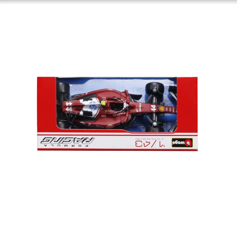 Bburago 2025 1:43 F1 سكوديريا فيراري HP SF25 # 16 تشارلز لوكلير # 44 لويس هاميلتون سبيكة سيارة يموت يلقي لعبة مجسمة تحصيل #2