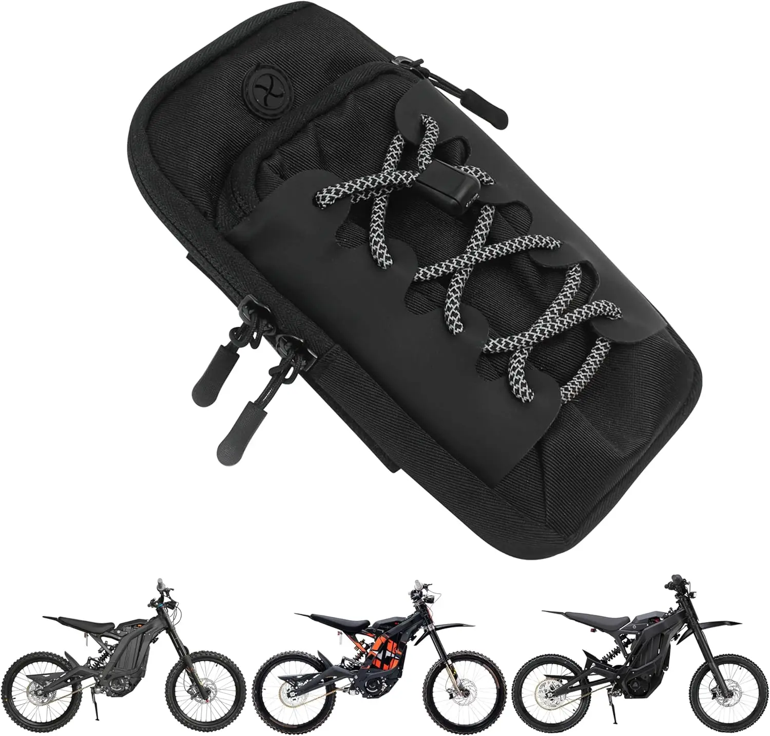 

Motorcycle Front Battery Frame Cover Storage Bag for Electric Dirt BikesBike Frame Storage Bag