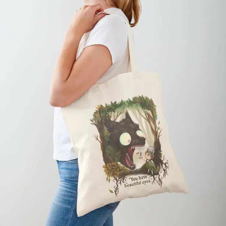You have beautiful eyes - over the garden wall Tote Bag Canvas shopping bags foldable Fabric bag