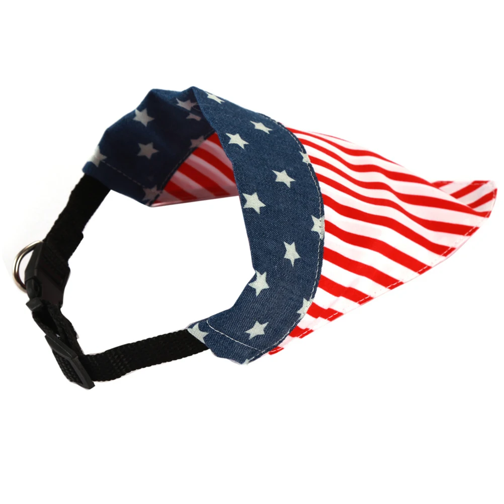 

Pet Bib Bandana Dog Scarves Small Scarf Triangular Drool Bibs Collar Nekcherchief American Flag Bright Color Pet Necklace Decor