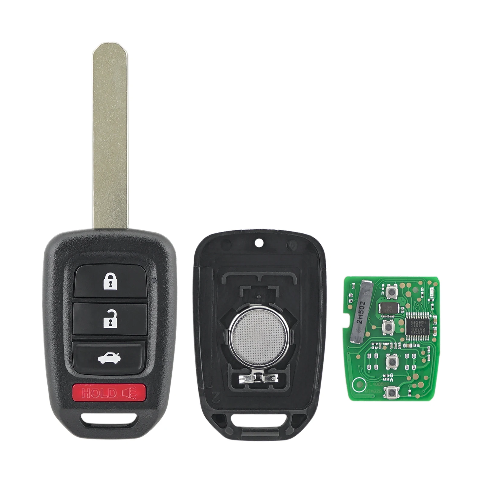 

4 Buttons Keyless Entry Remote MLBHLIK6-1T 313.8MHz Key Fob Replacement for Honda 2016-2020 Civic LX for Honda 2016-2019 CR-V